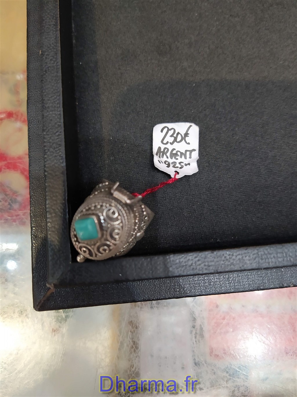 Bague 'Poison' En Argent 925 Et Turquoise - Ovale - Taille 59 - Neuf Avec étiquettes