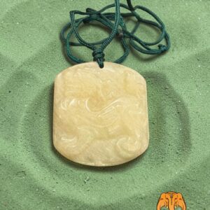 Pendentif Tchilin en jade du Myanmar