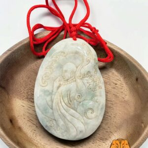 Pendentif Bouddha en jade du Myanmar